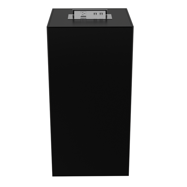 Chameleon Plinth with Charging Station - 45 x 45 x 90cm H